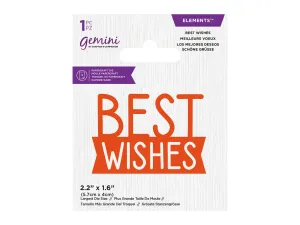Mini Die Set - Best Wishes