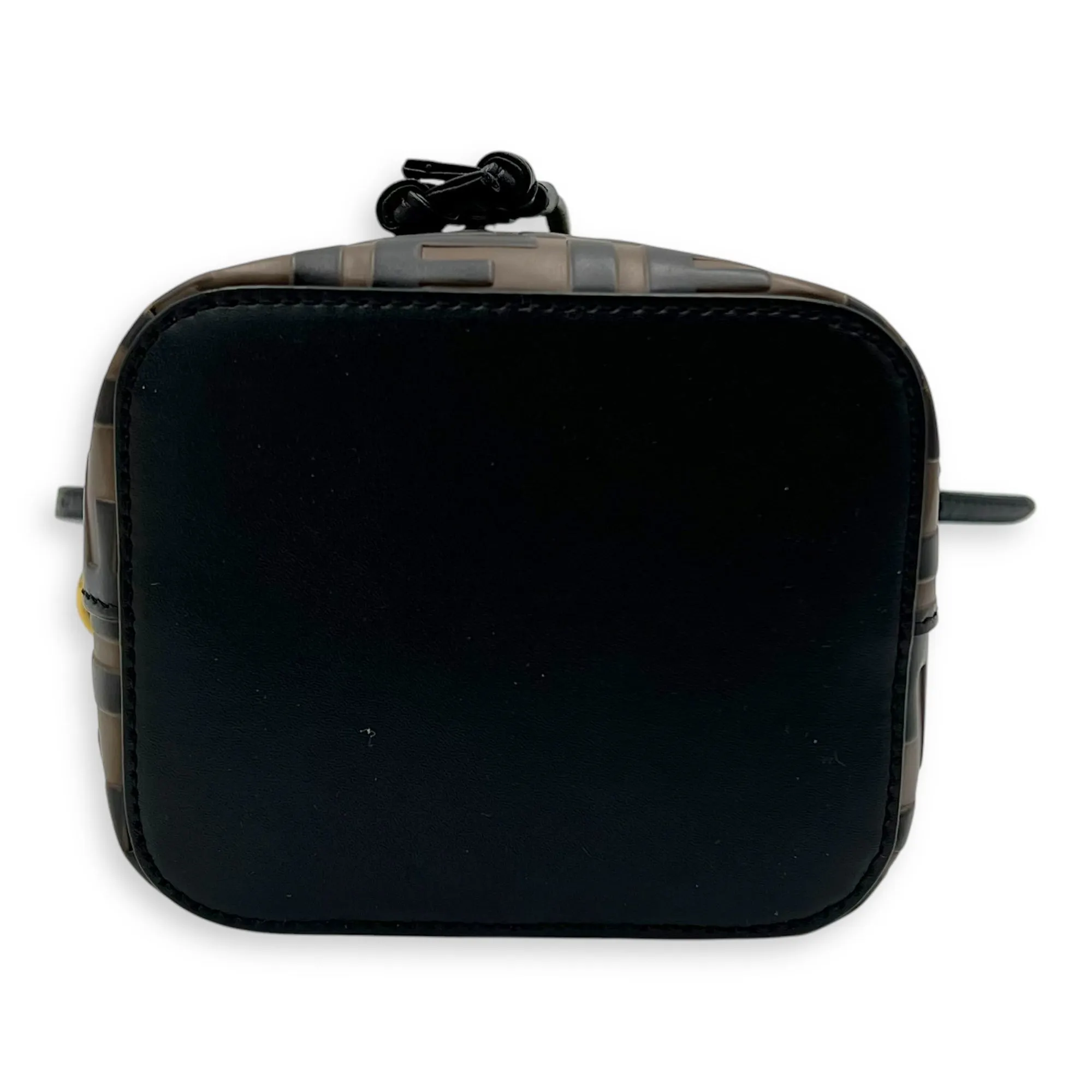 Mon Tresor Bucket Bag Brown in Calfskin, Gold hardware