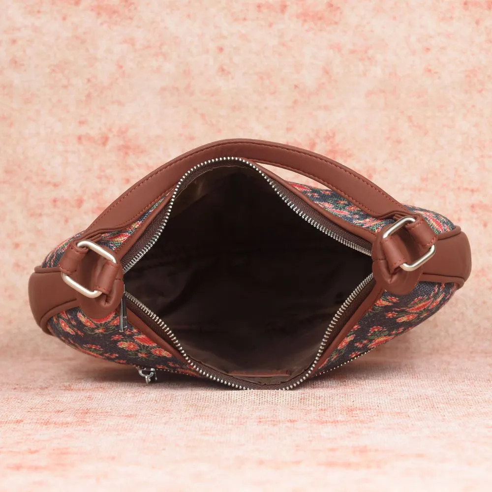 Multicolor Mandala Print Hobo Bag
