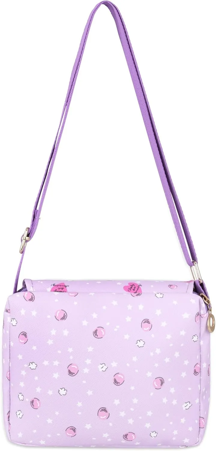 Roffatide Cartoon Mini Messenger Bag Crossbody Bag Kawaii Lolita JK Girls Shoulder Bag Flap Synthetic Leather Satchel