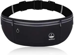 Running Belt Fanny Packs for Women Men, Slim Waist Pack Money Belt Phone Holder for Running Hiking