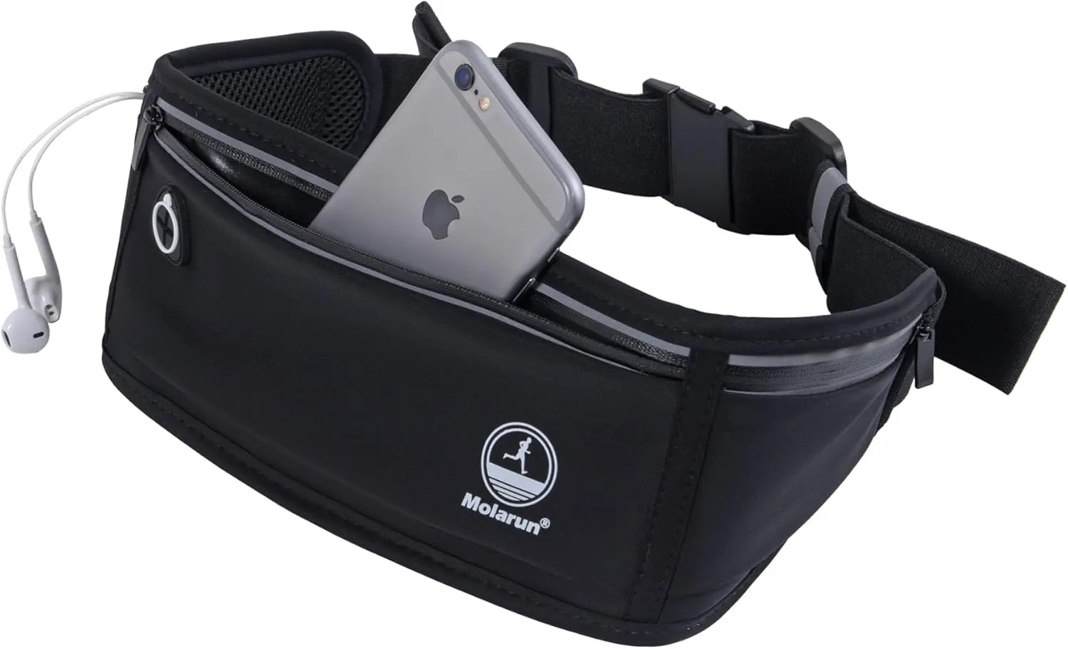 Running Belt Fanny Packs for Women Men, Slim Waist Pack Money Belt Phone Holder for Running Hiking