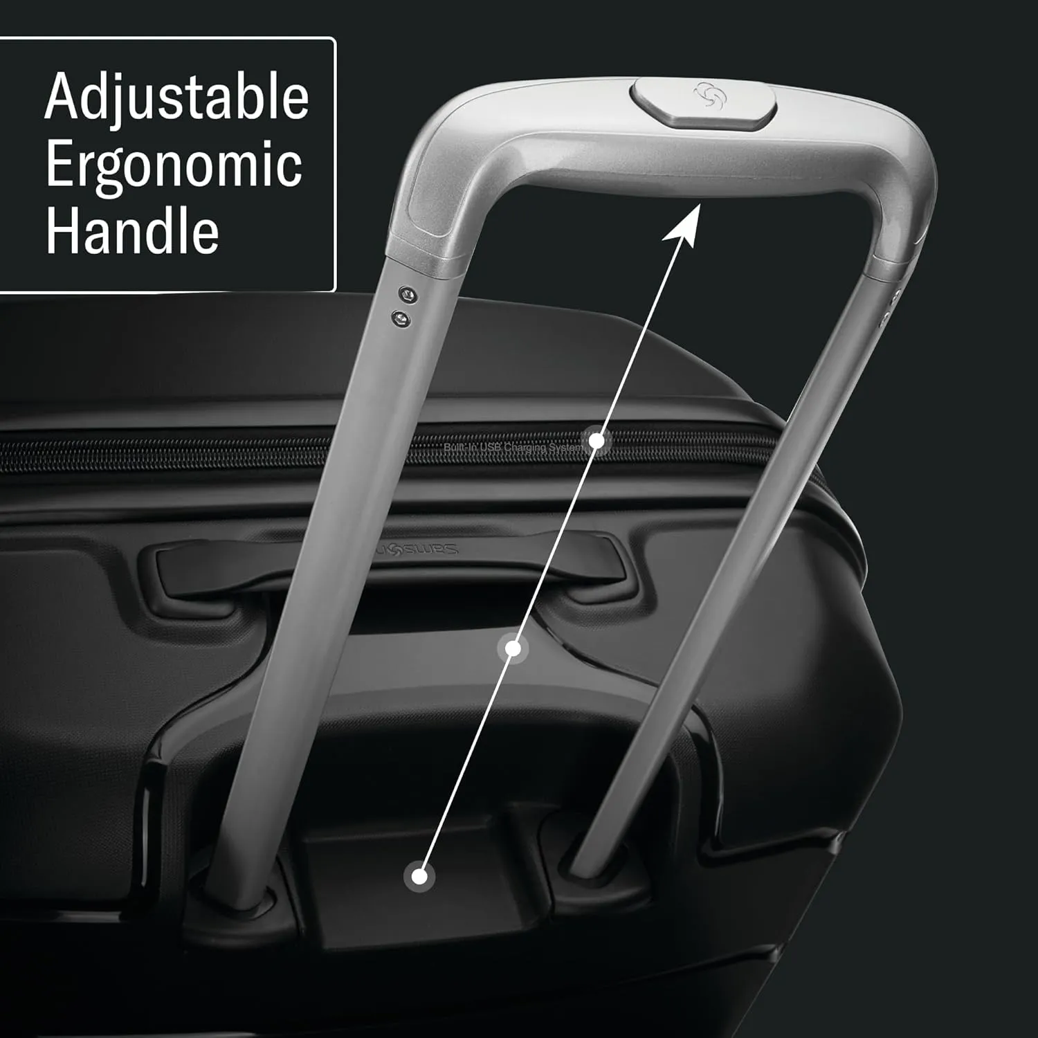Samsonite Freeform Hardside Expandable with Double Spinner Wheels, Amethyst Purple, 2-Piece Set (20/28)