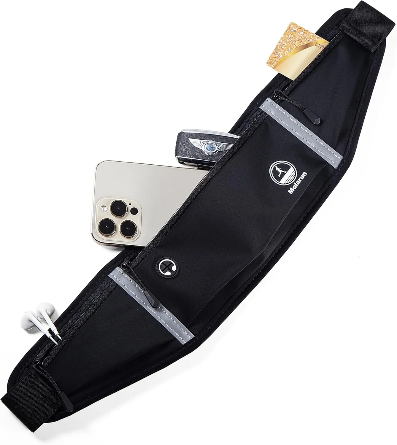 Slim Running Belt Fanny Packs for Men Women, Waist Pack Running Phone Holder Money Belt