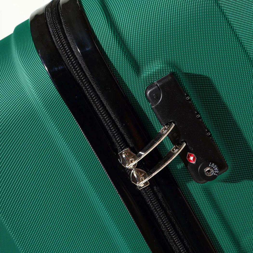 Slimbridge 20"24"28" 3PC Luggage Sets Green