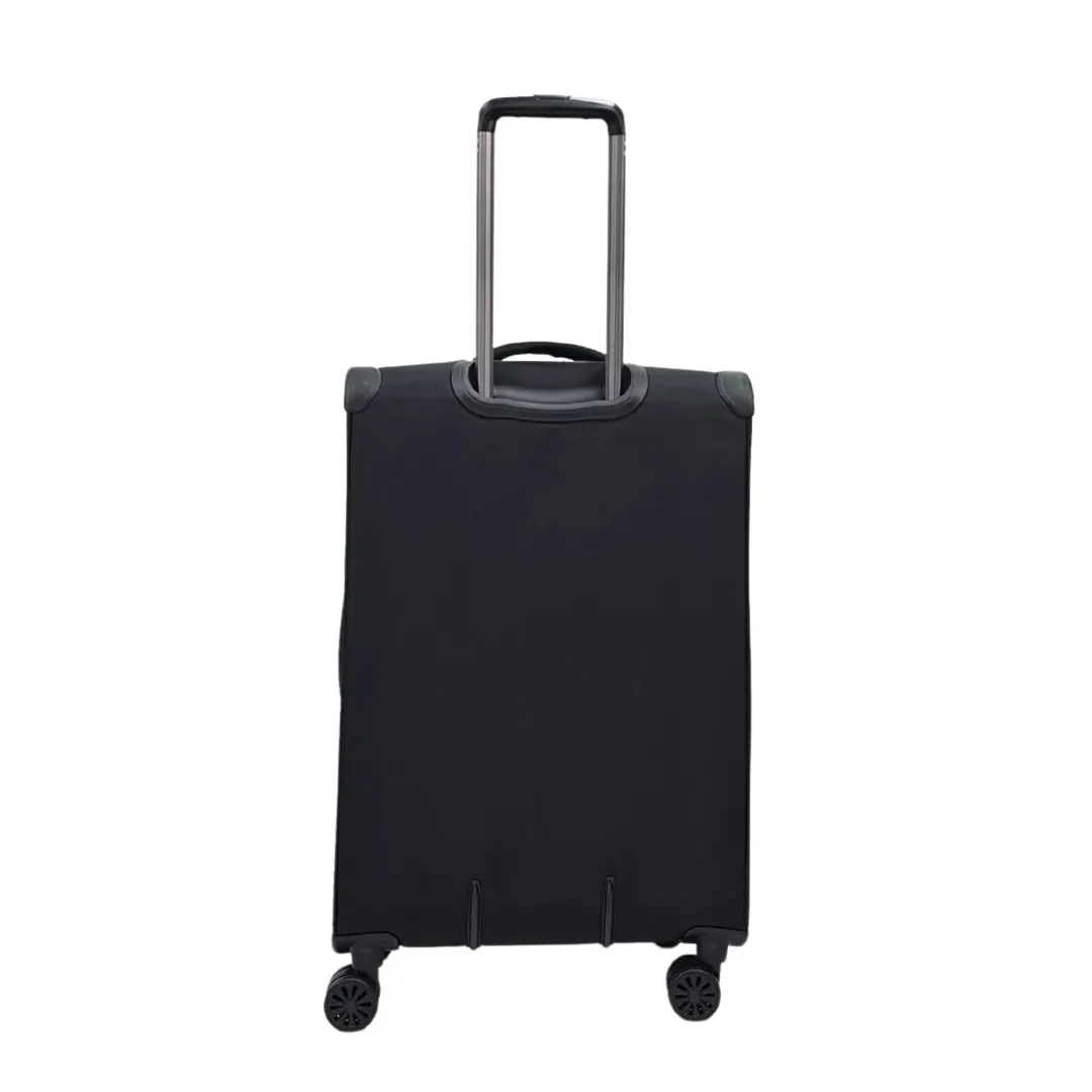 Soft Case Zipped Compartments Suitcase