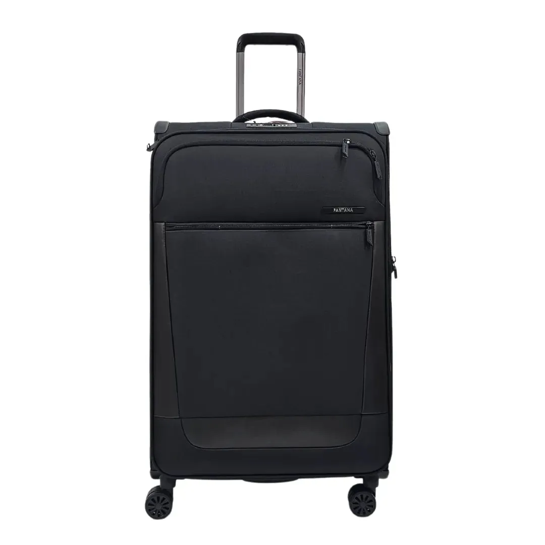 Soft Case Zipped Compartments Suitcase