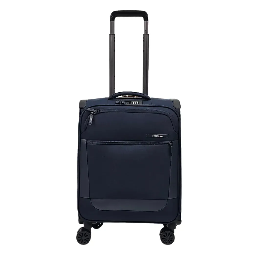 Soft Case Zipped Compartments Suitcase