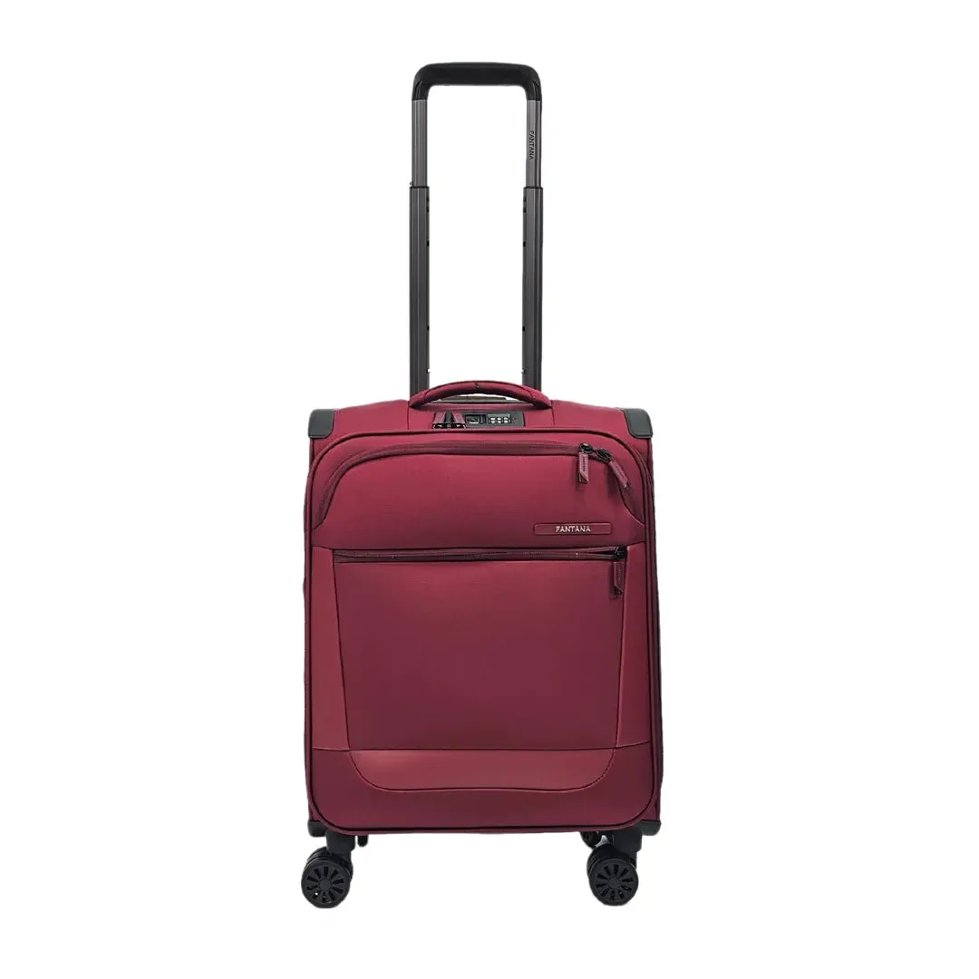 Soft Case Zipped Compartments Suitcase