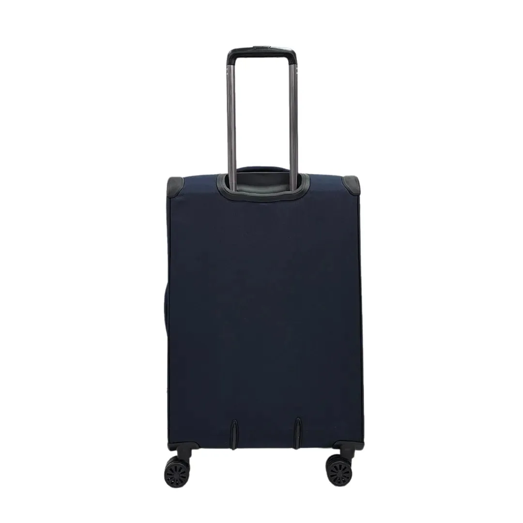 Soft Case Zipped Compartments Suitcase