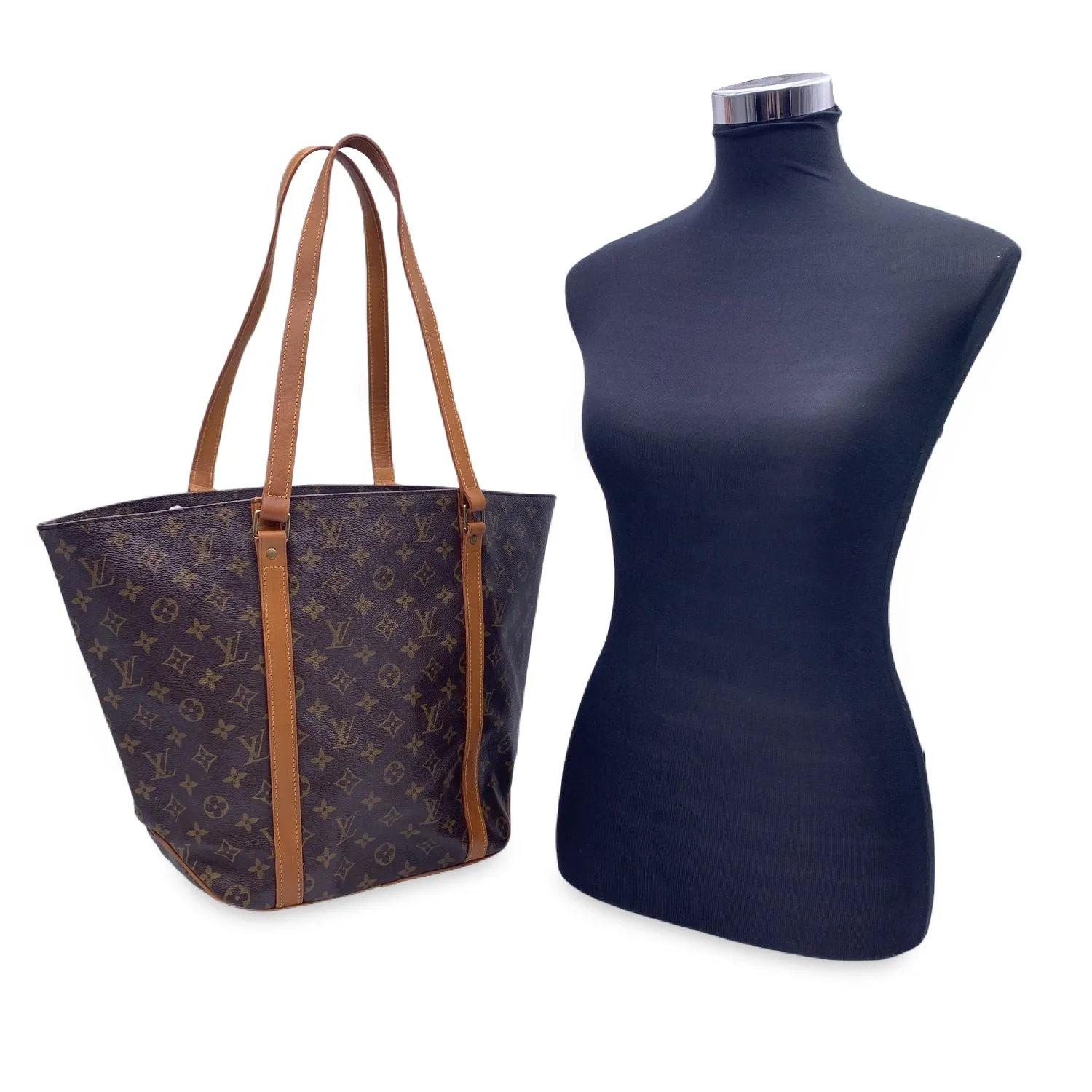 Trendy Inspired Louis Vuitton Vintage Monogram Canvas Sac Shopping Bag Tote