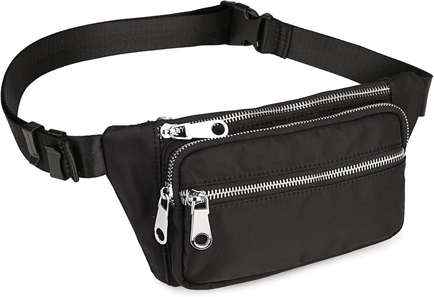 Uromee Fanny Packs for Women Crossbody Belt Bag Nylon Fashion Waist Bag Everywhere Travel Hiking Running Adjustable Strap