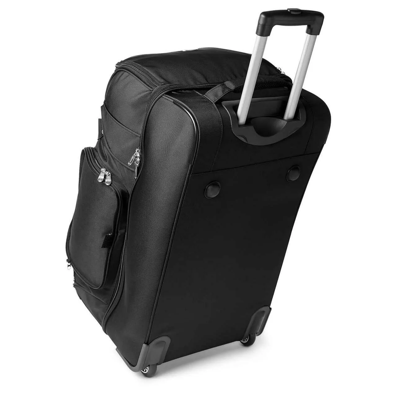 Washington Commanders Rolling Drop Bottom Duffel -Black