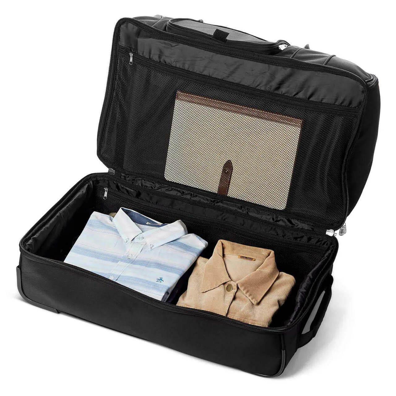 Washington Commanders Rolling Drop Bottom Duffel -Black
