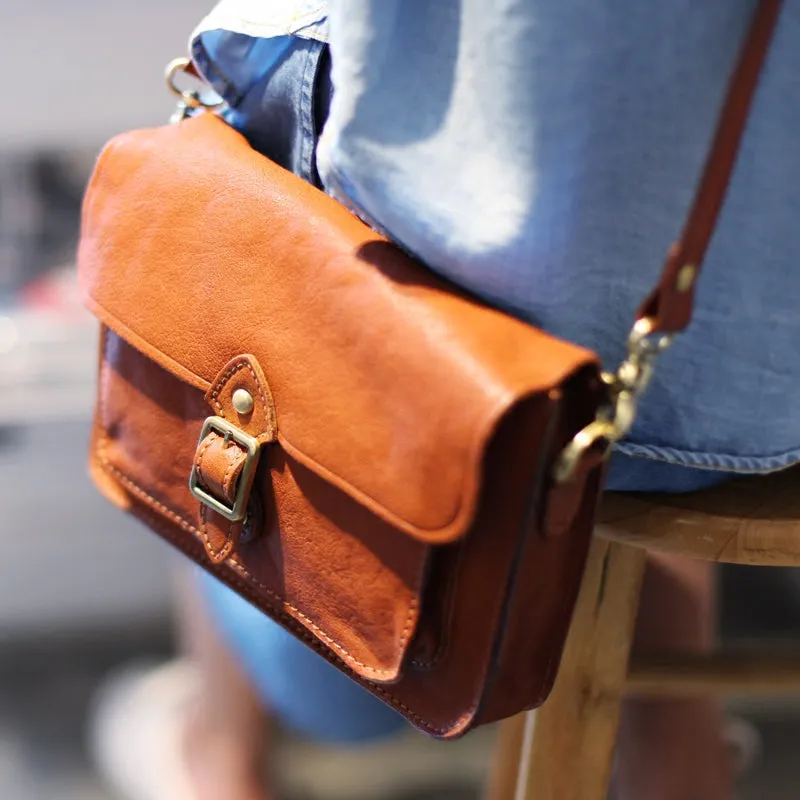 Womens Satchel Bag Handmade Leather Crossbody Bag For Women