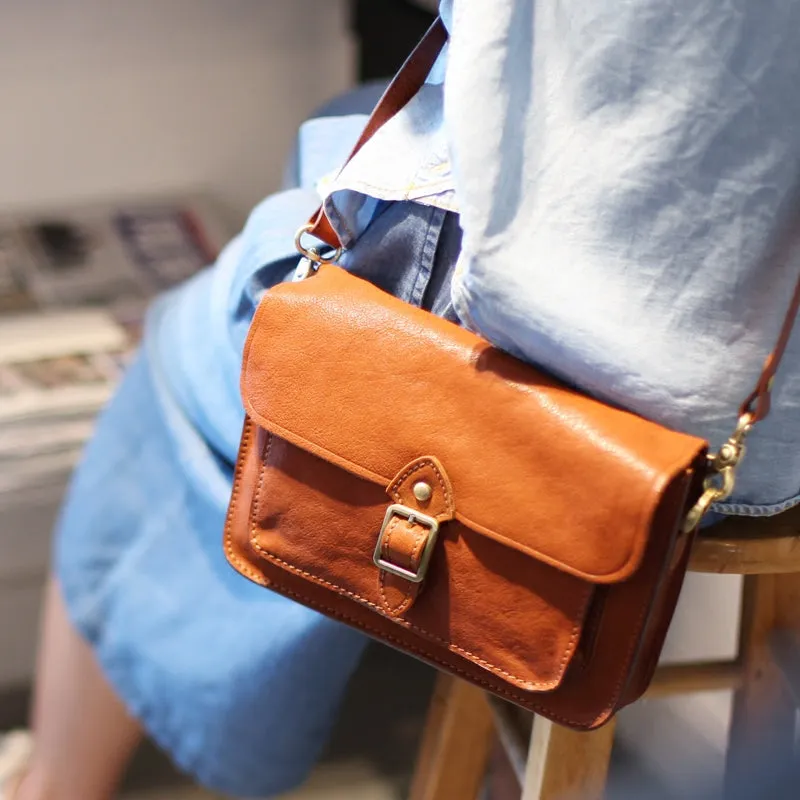 Womens Satchel Bag Handmade Leather Crossbody Bag For Women