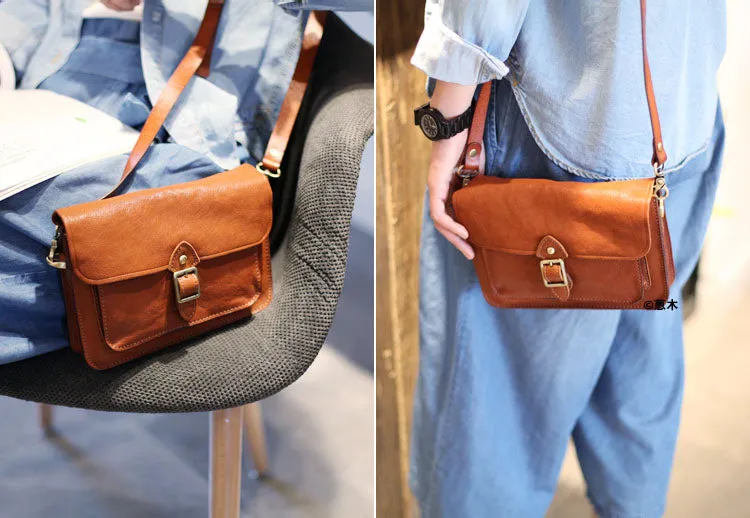 Womens Satchel Bag Handmade Leather Crossbody Bag For Women