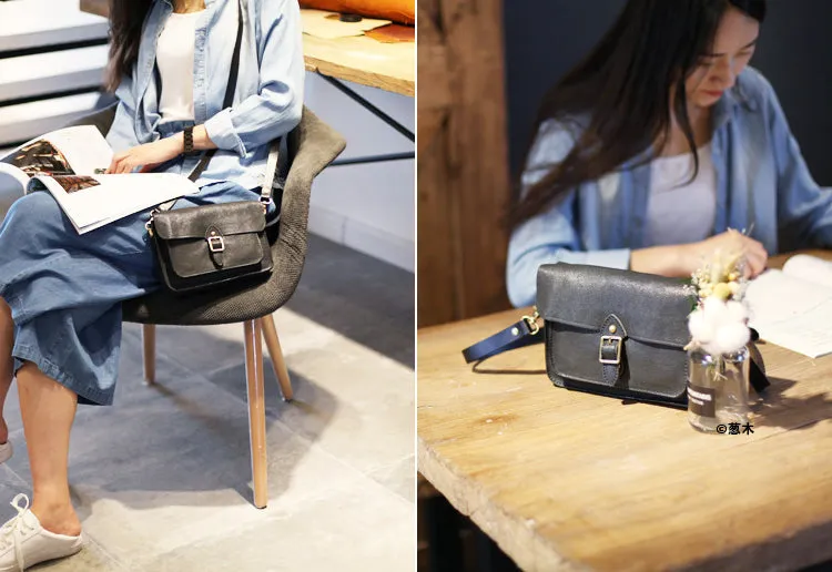 Womens Satchel Bag Handmade Leather Crossbody Bag For Women