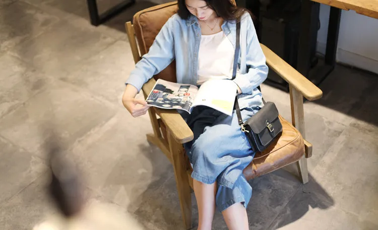 Womens Satchel Bag Handmade Leather Crossbody Bag For Women
