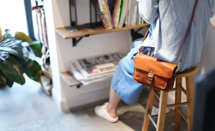 Womens Satchel Bag Handmade Leather Crossbody Bag For Women