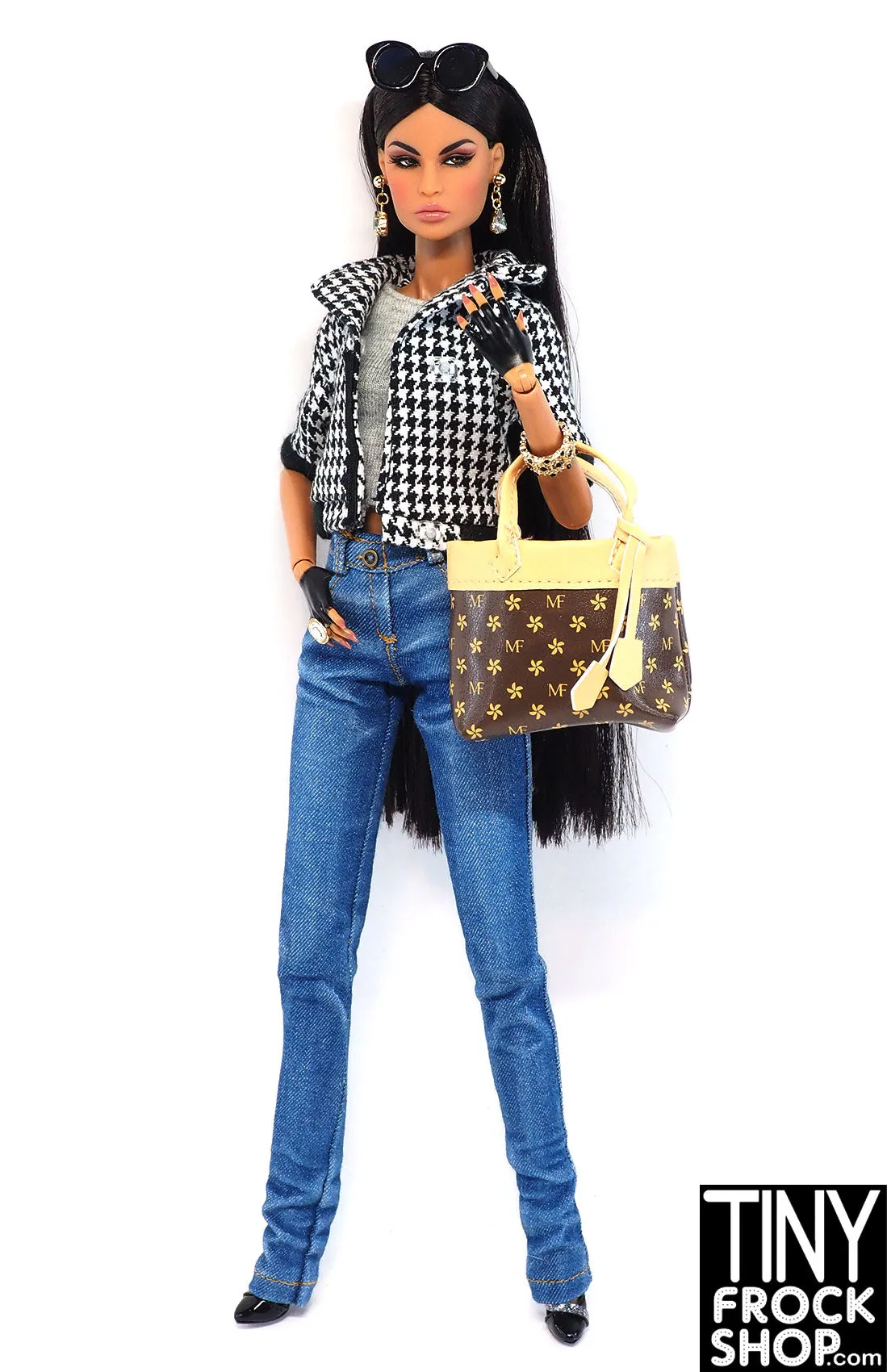 Zuru Mini Brands Fashion Brown Print Tote Bag Series 1